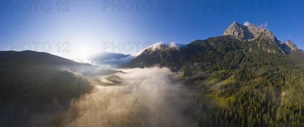 Grunkopf and Wettersteinspitze