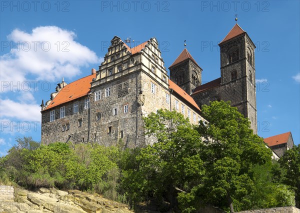 Schlossberg with collegiate church St. Servatii