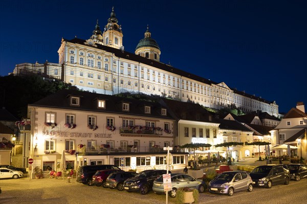 City centre and Benedictine Abbey of Melk Abbey