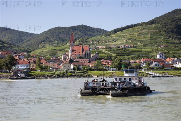 Roller ferry on the Danube