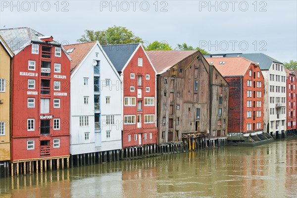 Storage houses on the Nidelva