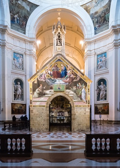 Portiuncula or Portiuncula Chapel in the Basilica of Santa Maria degli Angeli