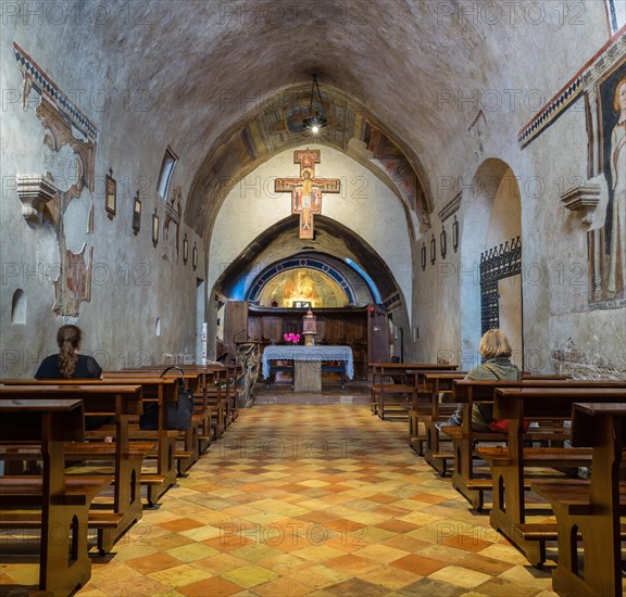 The Church of San Damiano rebuilt by Saint Francis