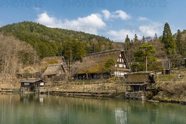 Reconstruction of an old Japanese village