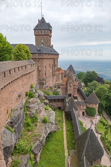 View from Chateau du Haut-Koenigsbourg