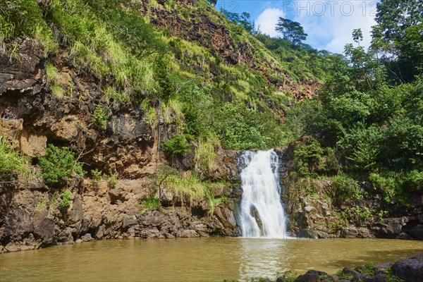 Waimea Falls in the Waimea Valley