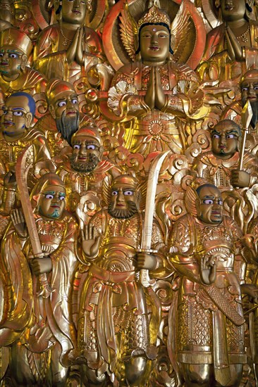 Buddhist relief in Naksana Temple near Sokcho