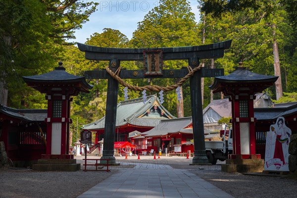 Torii Gate at Nikko Futarasan Shrine