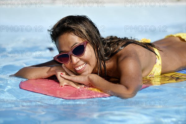 Woman in the pool