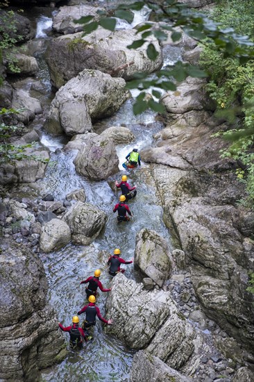 Canyoning in the Starzlach gorge