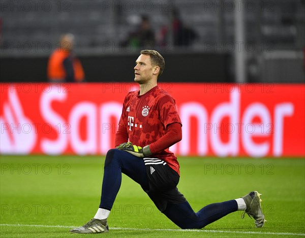 Goalkeeper Manuel Neuer FC Bayern Munich FCB warming up