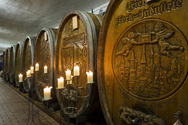 Old wine barrels