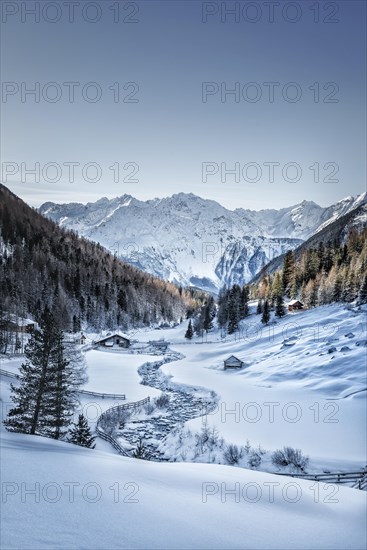 Horlach Valley in winter