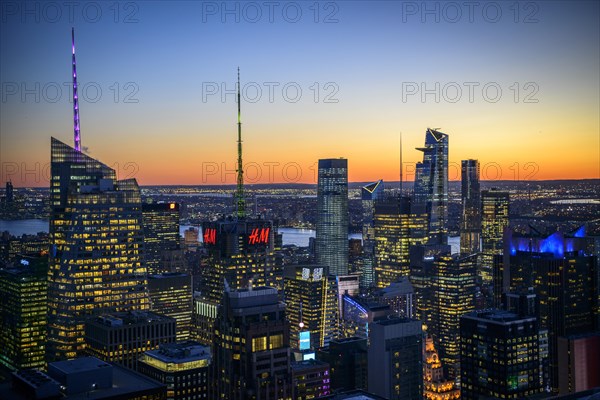 View of Midtown and Downtown Manhattan and Empire State Building