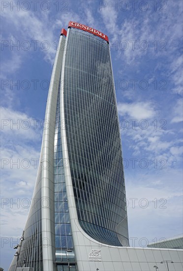 Generali Tower or Torre Generali or Lo Storto by architect Zara Hadid