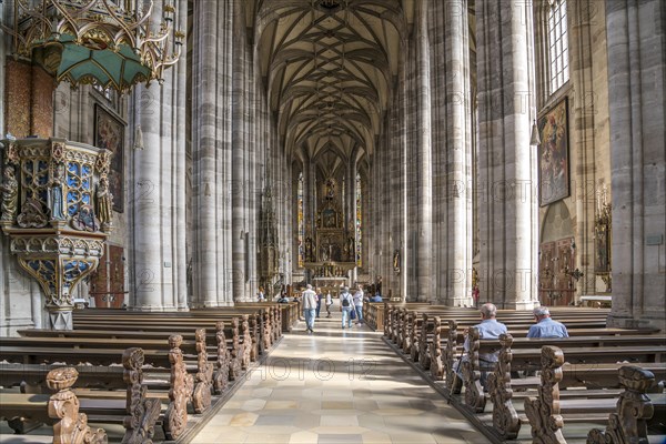 Interior of the catholic parish church St. Georg