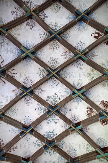 Reticulated vault in the east wing