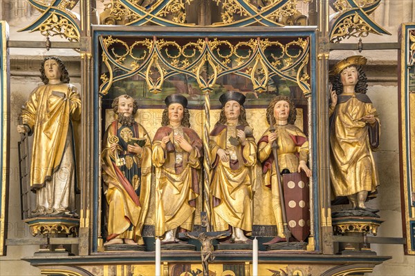 Altar of the Holy Trinity in the catholic parish church St. Georg