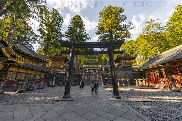 Torii gate at Tosho-gu Shrine from the 17th century