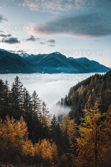 Otztal valley in autumn