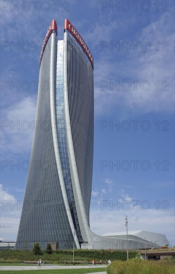 Generali Tower or Torre Generali or Lo Storto by architect Zara Hadid