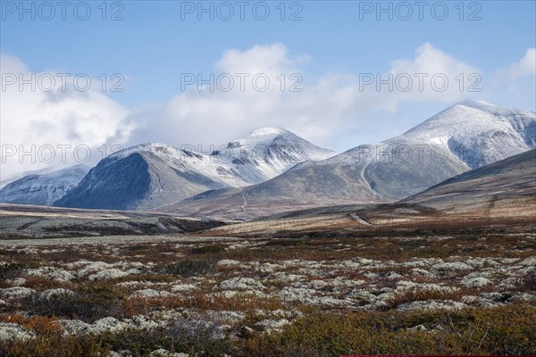 Autumn landscape in Fjall
