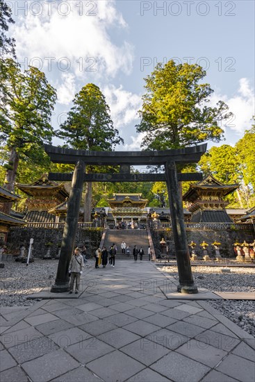 Torii gate at Tosho-gu Shrine from the 17th century