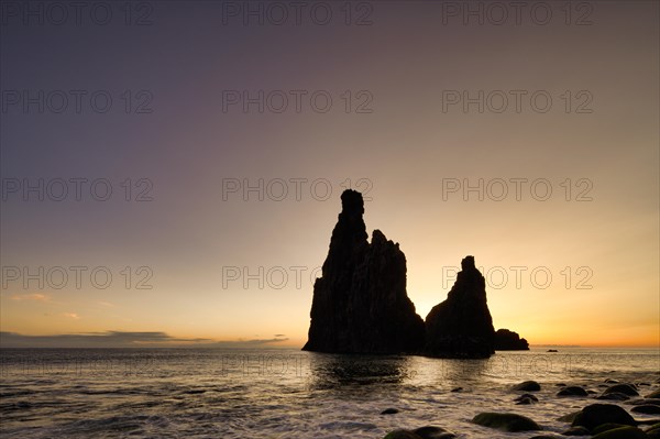 Volcanic rock formation Ilheus da Rib