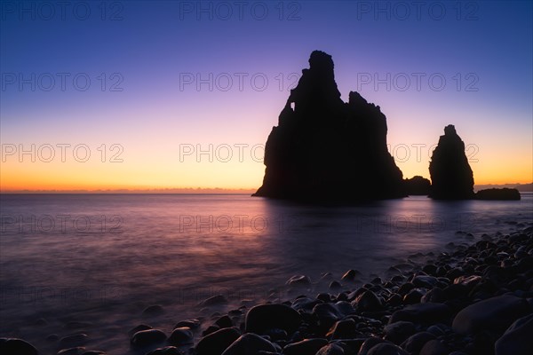 Volcanic rock formation Ilheus da Rib