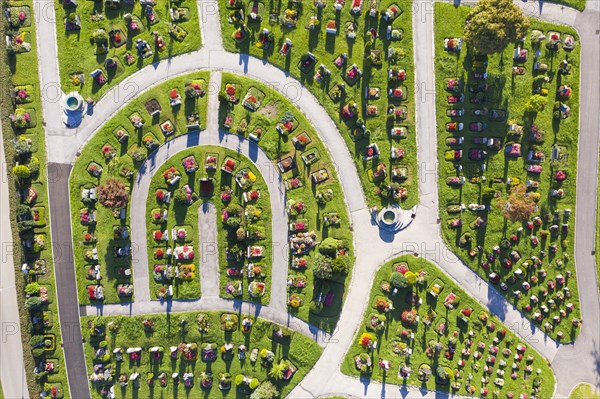 Mountain cemetery in Bad Wiessee