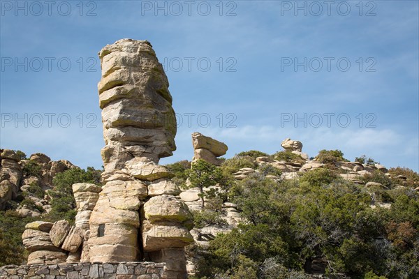 Bizarre rock formation