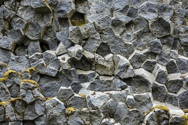 Volcanic basalt columns