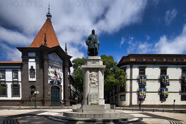 Statue of the navigator and explorer Joao Goncalves Zarco