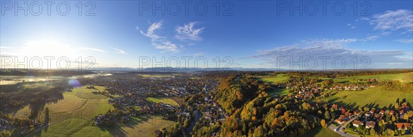 View over Wolfratshausen