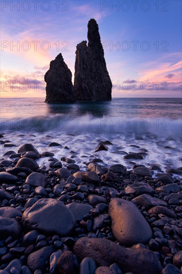 Volcanic rock formation Ilheus da Rib