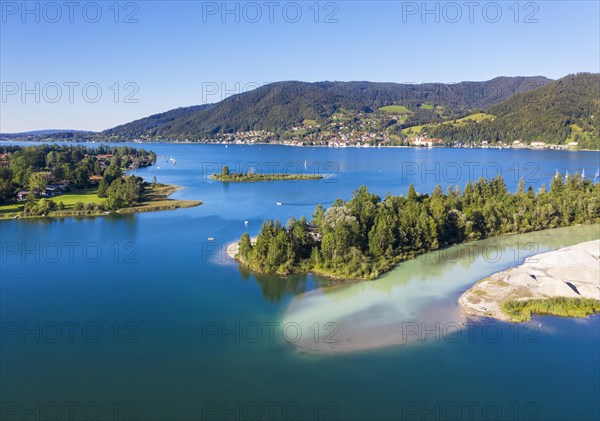 Estuary of the Weissach into the Tegernsee