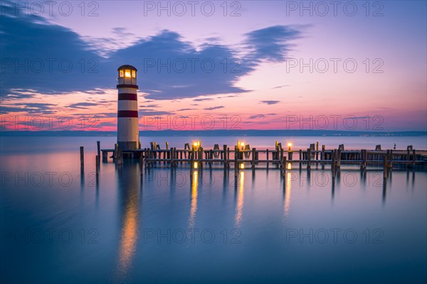 Lighthouse at sunset