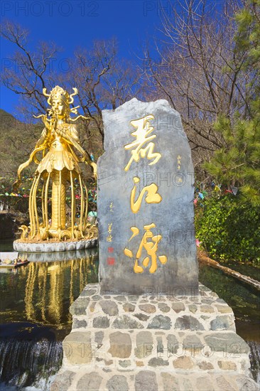 Golden Statue of the God of Nature