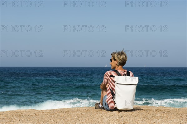 Woman on a beach