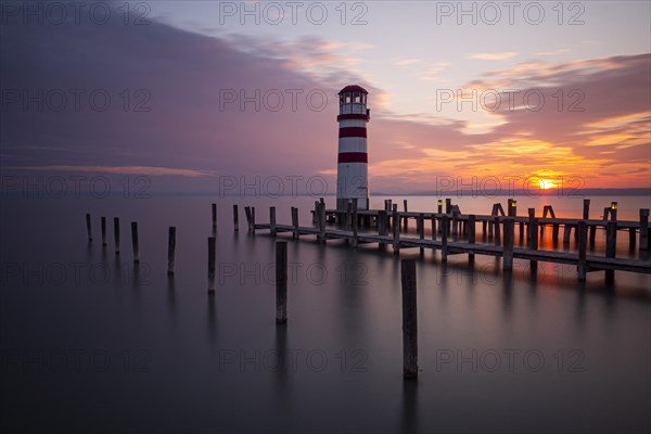 Lighthouse at sunset