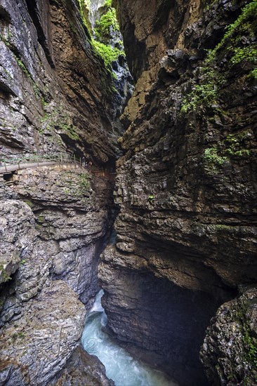 River Breitach and Breitachklamm near Oberstdorf