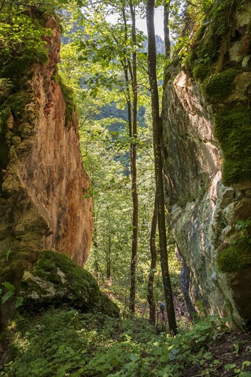 Rocks on the slope to Starzlach gorge