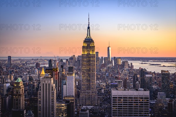 View of Midtown and Downtown Manhattan