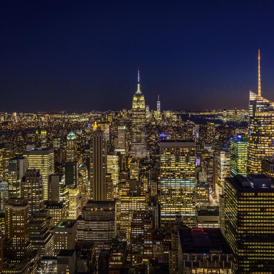 View of Midtown and Downtown Manhattan