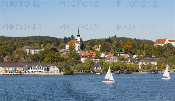 Starnberg with church St. Josef