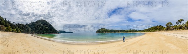 Long sandy beach Anchorage Bay