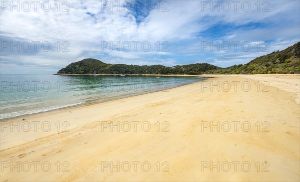 Long sandy beach Anchorage Bay