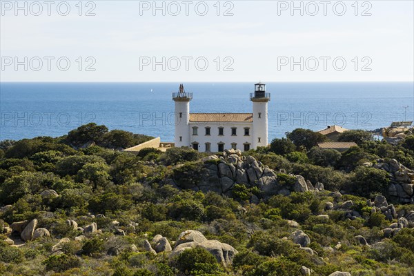 Lighthouse at the south coast of Corsica