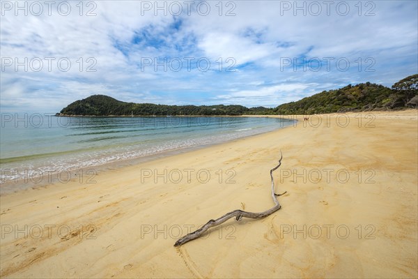 Long sandy beach Anchorage Bay