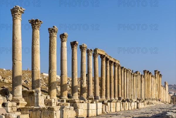 Columns of Cardo Maximus street